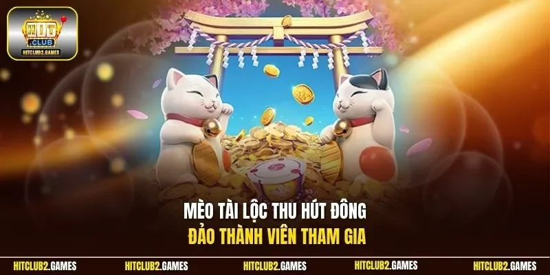 Mèo Tài Lộc thu hút đông đảo thành viên tham gia