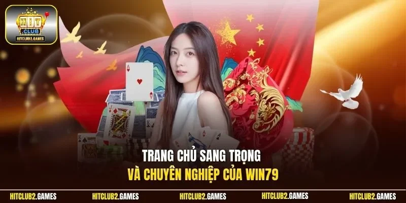 Trang chủ sang trọng và chuyên nghiệp của Win79